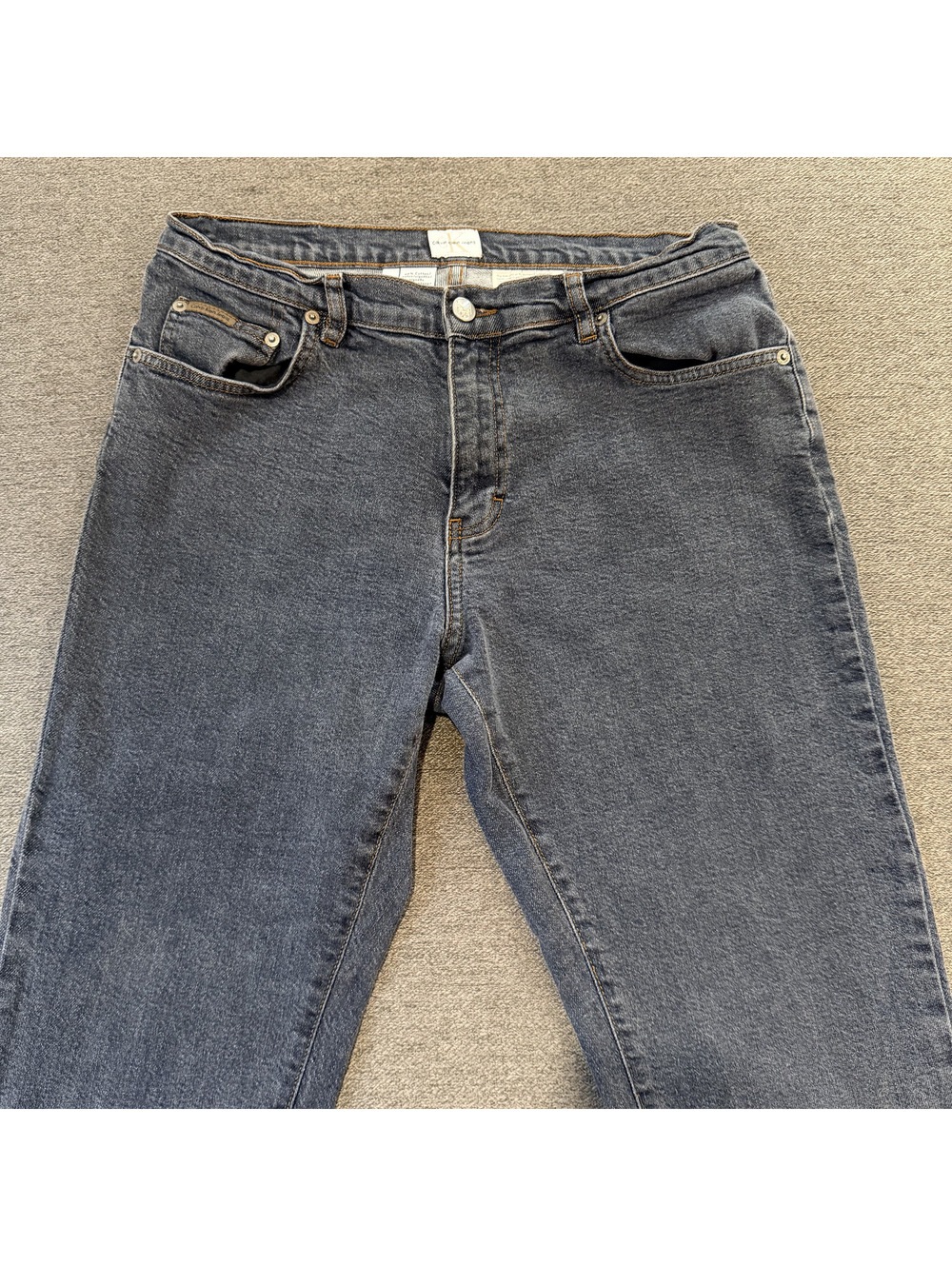 Vintage Y2K Calvin Klein Jeans Calvin Boot Womens 12 32 Dark Wash Bootcut